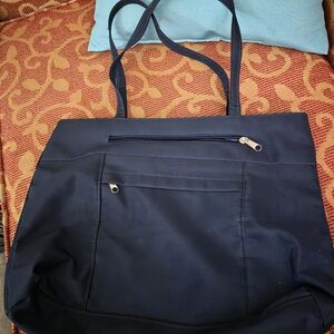 Elegant Navy Blue Tote Bag